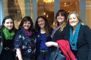 L to R: Alex Christie, superstar publicist; Emma Rafferty, awesome Editorial Manager; me, bewildered author; Haylee Nash, Commissioning Editor/my saviour; and Cate Paterson, clever-witted Publishing Director. Missing from this picture is Grace Heifetz, my incredible agent, who took the picture.